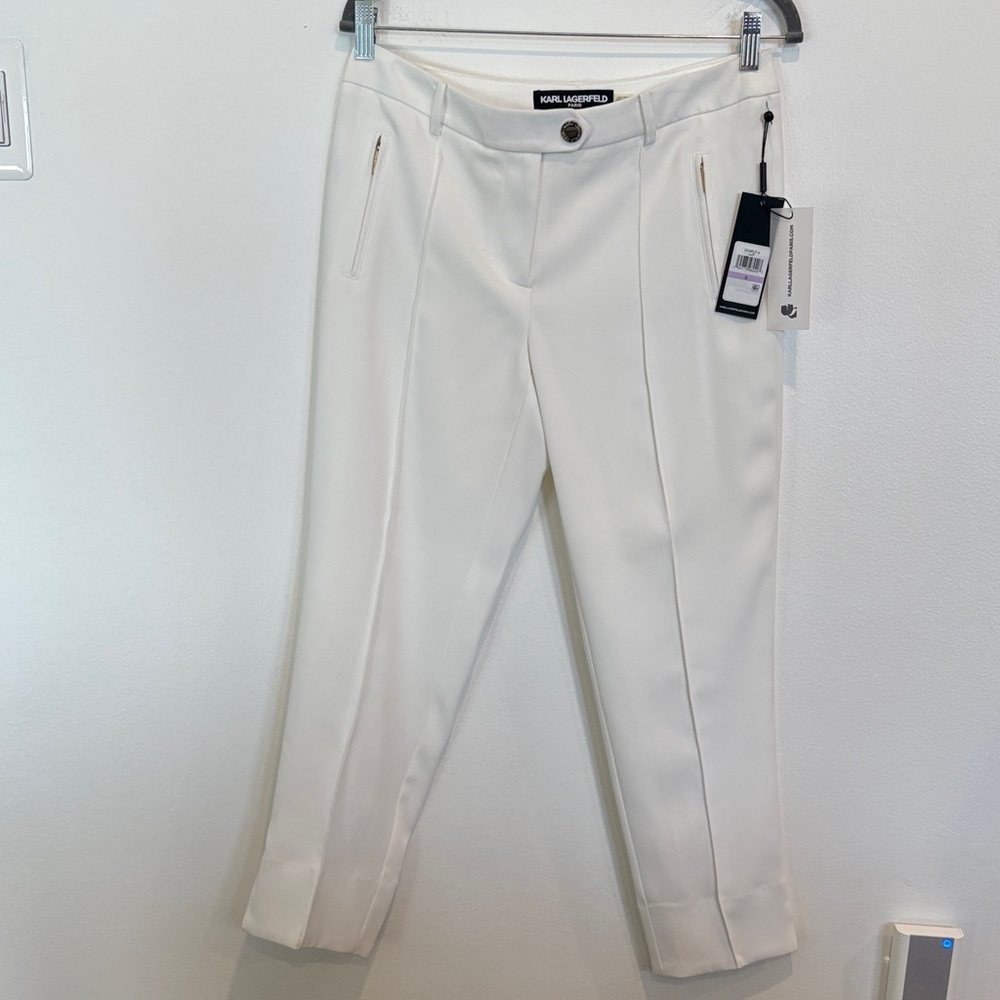 Karl Lagerfeld White Trousers